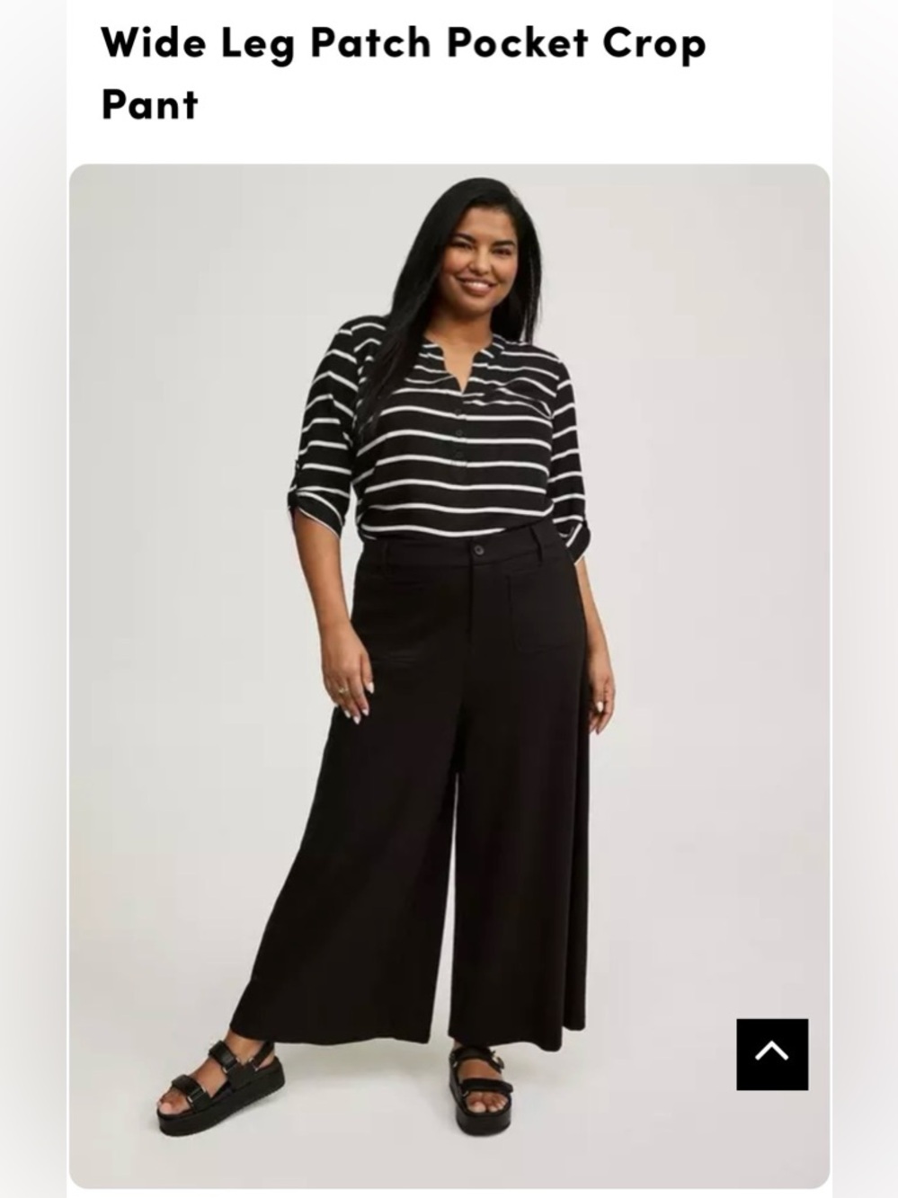 torrid Black Wide-Leg High-Rise Palazzo Pants